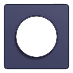 Odace Touch - plaque 1 poste bleu cobalt - S550802 Schneider Electric