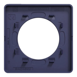 Odace Touch - plaque 1 poste bleu cobalt - S550802 Schneider Electric