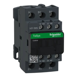 TeSys LC1D - contacteur - 3P - AC-3 440V - 25A - bobine 24Vca - LC1D25B7 Schneider Electric