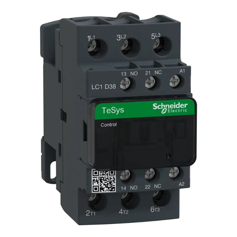 TeSys LC1D - contacteur - 3P - AC-3 440V - 38A - bobine 24Vca - LC1D38B7 Schneider Electric