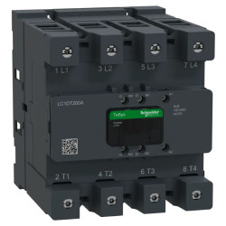 TeSys Deca Advanced - CTR Deca 200A 4P 100-250V ACDC EvLk - LC1DT200AKUE Schneider Electric