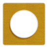 Odace Touch  - plaque 1 poste Kvadrat ocre avec liseré blanc - S520802KY Schneider Electric