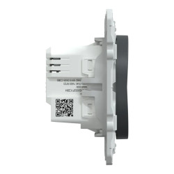Wiser Ovalis - variateur poussoir - 2 fils - zigbee - Anthracite - S340522W Schneider Electric