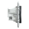 Wiser Ovalis - variateur poussoir - 2 fils - zigbee - Anthracite - S340522W Schneider Electric