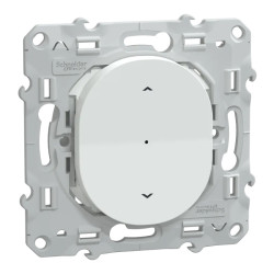 Wiser Ovalis - interrupteur volet-roulant - 4A - zigbee - Blanc - S320567W Schneider Electric
