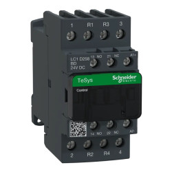 TeSys LC1D - contacteur - 4P (2F+2O) - AC-1 440V - 40A - bobine 24Vcc - LC1D258BD Schneider Electric