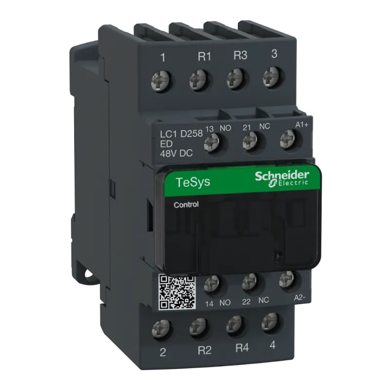 TeSys LC1D - contacteur - 4P (2F+2O) - AC-1 440V - 40A - bobine 48Vcc - LC1D258ED Schneider Electric