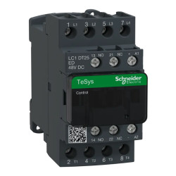 TeSys LC1D - contacteur - 4P - AC-1 440V - 25A - bobine 48Vcc - LC1DT25ED Schneider Electric
