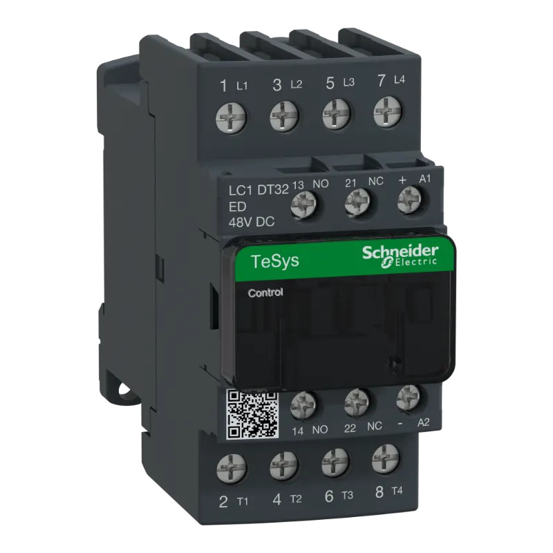 TeSys LC1D - contacteur - 4P - AC-1 440V - 32A - bobine 48Vcc - LC1DT32ED Schneider Electric