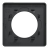 Odace Touch  - plaque 1 poste Kvadrat ombre avec liseré anthracite - S540802KB Schneider Electric