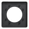 Odace Touch  - plaque 1 poste Kvadrat perle avec liseré anthracite - S540802KG Schneider Electric