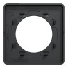 Odace Touch  - plaque 1 poste Kvadrat ocre avec liseré anthracite - S540802KY Schneider Electric