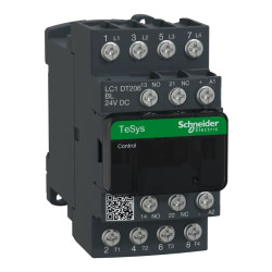 TeSys LC1D - contacteur - 4P - AC-1 440V - 20A - bobine 24Vcc - LC1DT206BL Schneider Electric