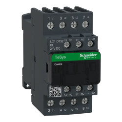 TeSys LC1D - contacteur - 4P - AC-1 440V - 32A - bobine 24Vcc - LC1DT32BL Schneider Electric