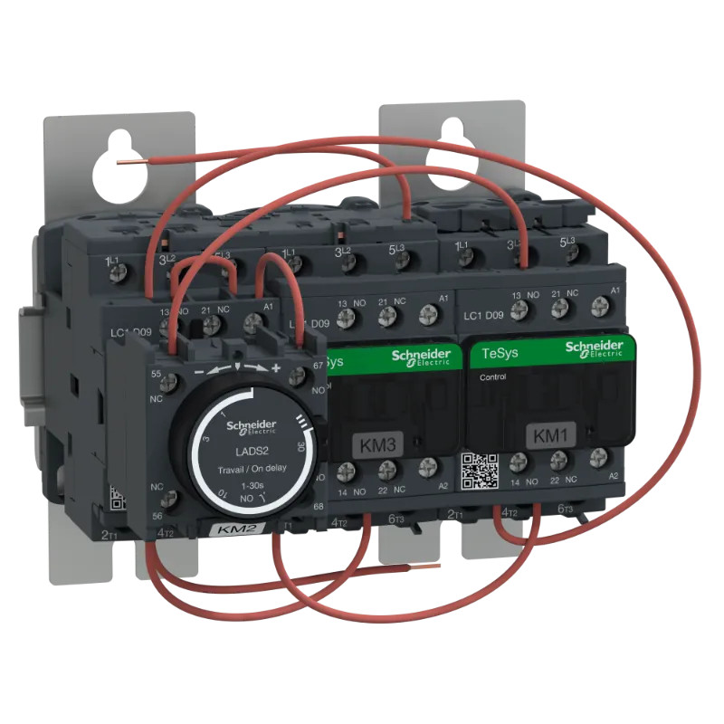 TeSys LC3D - démarreur étoile triangle sur platine - bobine 230Vca - LC3D09AP7 Schneider Electric