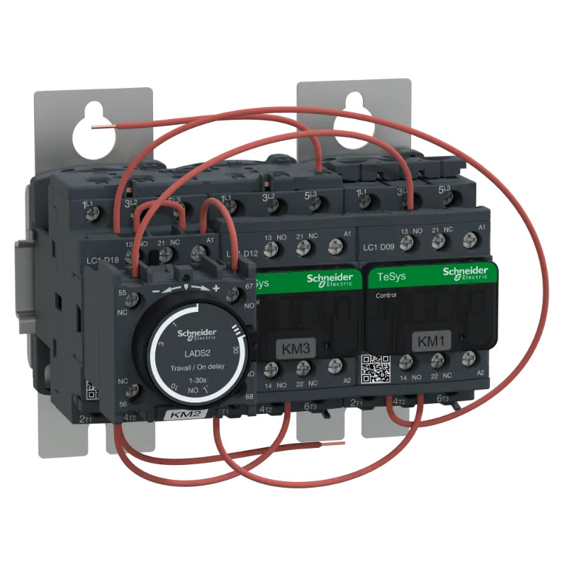 TeSys LC3D - démarreur étoile triangle sur platine - bobine 230Vca - LC3D12AP7 Schneider Electric