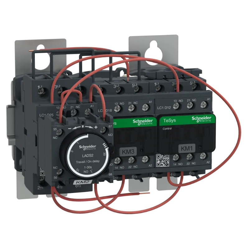 TeSys LC3D - démarreur étoile triangle sur platine - bobine 230Vca - LC3D18AP7 Schneider Electric