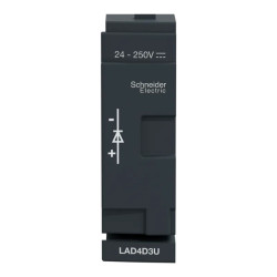 TeSys D - module d'antiparasitage - diode effet de volant - 24..250Vcc - LAD4D3U Schneider Electric