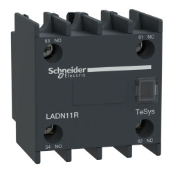 Contacts frontaux à vis 1O+1F - LADN11R Schneider Electric