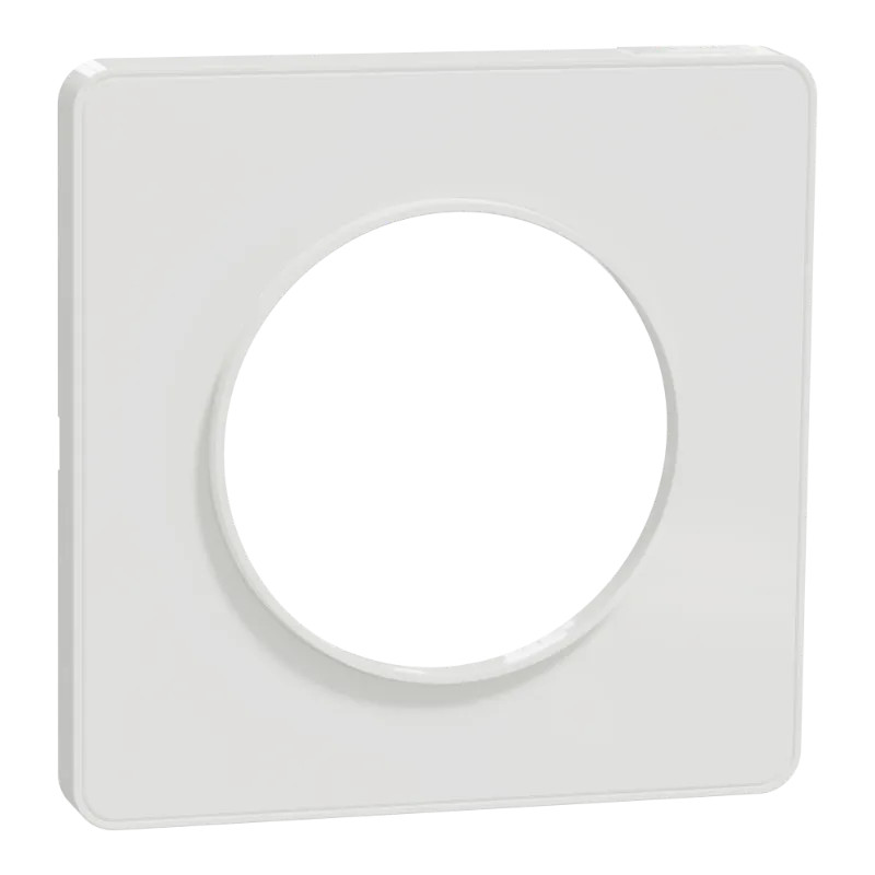 Odace Touch - plaque 1 poste blanc - S520802 Schneider Electric