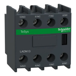 Contacts frontaux à vis 3O+1F - LADN13 Schneider Electric