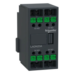 SnIn Cont frontaux Snap-In 2F - LADN20A Schneider Electric