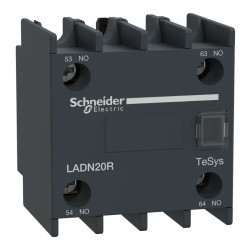 Contacts frontaux à vis 2F - LADN20R Schneider Electric