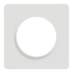 Odace Touch - plaque 1 poste blanc - S520802 Schneider Electric