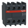 Contact front vis 2O+2F rouge - LADN22S Schneider Electric