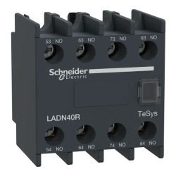 Contacts frontaux à vis 4F - LADN40R Schneider Electric