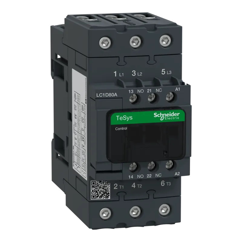 Contacteur 80A AC3 Everlink - LC1D80AV7 Schneider Electric