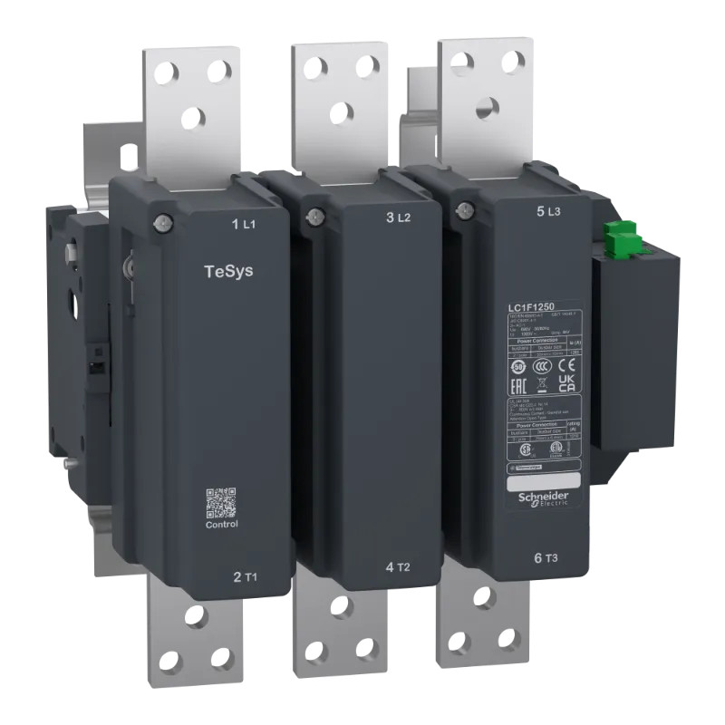 LC1F1250 CONTACTOR 100-250V AC/DC - LC1F1250KUE Schneider Electric