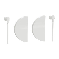 ODACE 2 DEMI-ENJO BLC+LED - S520298 Schneider Electric