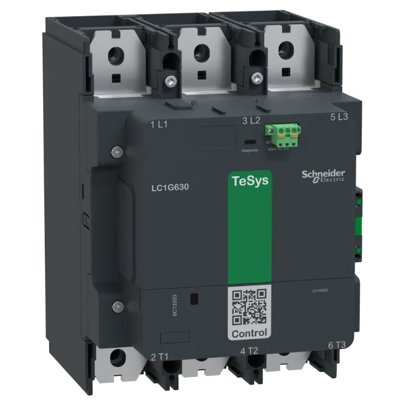 TeSys Giga, 3P(3NO), 630A, bobine AC/DC 600V, Standard - LC1G630XXEN Schneider Electric