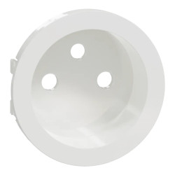 Odace - blanc - enjoliveur seul prise de courant 2P+T 16A - S520659 Schneider Electric