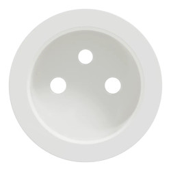 Odace - blanc - enjoliveur seul prise de courant 2P+T 16A - S520659 Schneider Electric