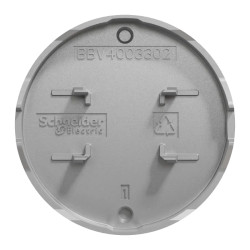 Odace -enjoliveur seul va-et-vient et poussoir aluminium - S530604 Schneider Electric