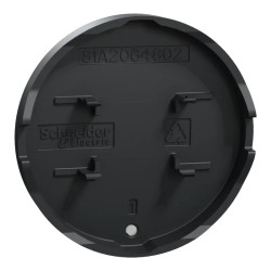 Odace - enjoliveur anthracite - livré sans LED - S540297 Schneider Electric