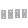 Barres d'extension de bornes droites pour 4 pôles TeSys G630-800 - LA9G4603 Schneider Electric