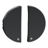 Odace - 2 demi enjoliveur anthracite - livré sans LED - S540298 Schneider Electric