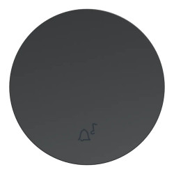 Odace anthracite - enjoliveur seul va-et-vient et poussoir - S540604 Schneider Electric