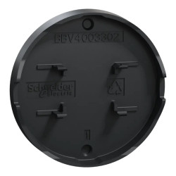 Odace anthracite - enjoliveur seul va-et-vient et poussoir - S540604 Schneider Electric