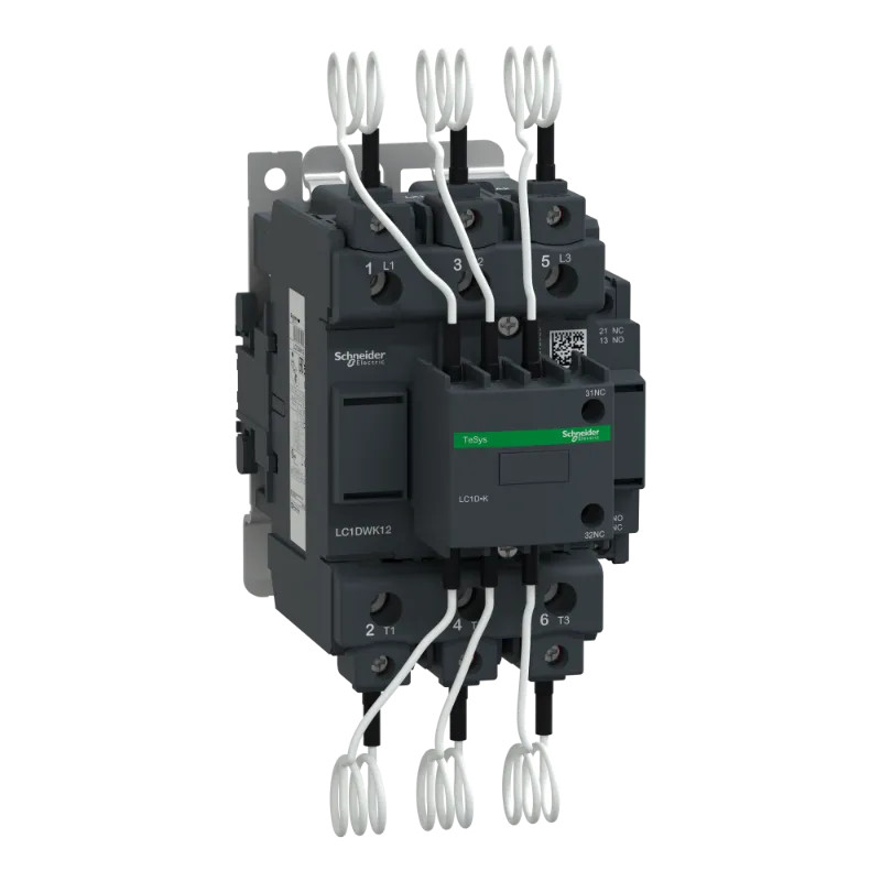 TeSys LC1DW - contacteur - 3P - 400..440V 60kVAr - bobine 110Vca - LC1DWK12F7 Schneider Electric