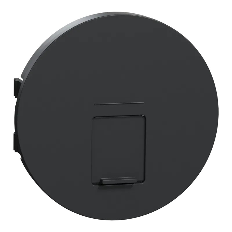 Odace - enjoliveur seul prise RJ45 simple - anthracite - S540671 Schneider Electric