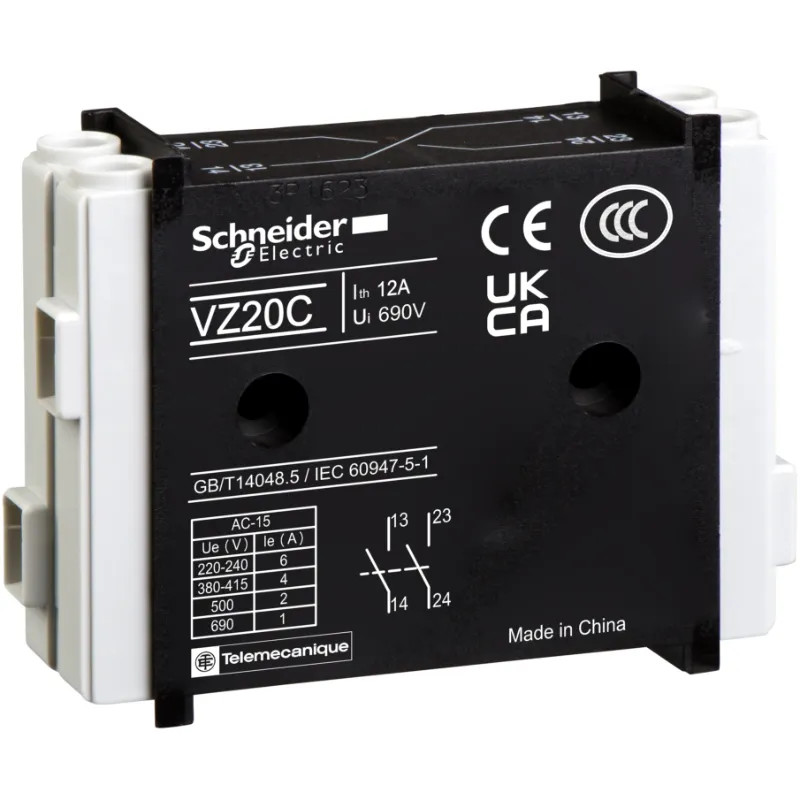 TeSys Vario - bloc de contacts auxiliares 2F - VZ20 Schneider Electric