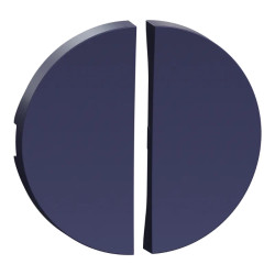 Odace - enjoliveur double - va-et-vient et poussoir - cobalt - S550614 Schneider Electric