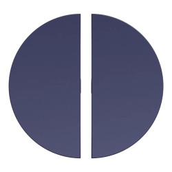 Odace - enjoliveur double - va-et-vient et poussoir - cobalt - S550614 Schneider Electric