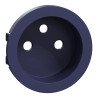 Odace  - enjoliveur seul - prise de courant 2P+T 16A - bleu cobalt - S550659 Schneider Electric