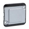 Plaque obturatrice, aluminium anti-vandalisme avec enjoliveur - MTN392360 Schneider Electric
