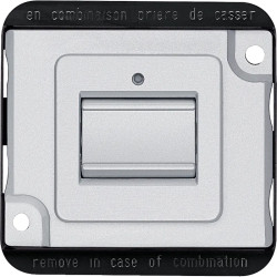 Anti-vandalisme - poussoir O/F - 10A - borne sans vis - MTN3156-7060 Schneider Electric